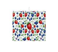 Tappetino scolapiatti colorato per bancone della cucina, tappetino assorbente per frutta e primavera, estate, in microfibra, per proteggere la cucina, 40,6 x 45,7 cm