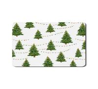 Tappetino scolapiatti con albero di Natale per bancone della cucina, in gomma assorbente di pino verde, tappetino scolapiatti in pelle sintetica per decorazione da bancone, 30,5 x 50,8 cm