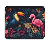 Tappetino scolapiatti con animali selvatici della giungla tropicale, panno assorbente ad asciugatura rapida, tappetino in terra diatomacea per la casa, 59,9 x 50 cm