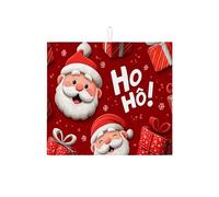 Tappetino scolapiatti con Babbo Natale per bancone della cucina, tappetino assorbente per scolapiatti rosso con cartoni animati, tappetino in microfibra divertente per le vacanze, per bancone della