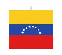 Tappetino scolapiatti con bandiera del Venezuela, 16 x 18, altamente assorbente, adatto per piatti da cucina, scolapiatti, bar, da appendere