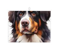 Tappetino scolapiatti con cane da montagna del Bernese, in microfibra, assorbente, riutilizzabile, lavabile, extra large, 45,7 x 61,7 cm
