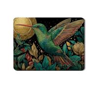 Tappetino scolapiatti con colibrì per bancone della cucina, in gomma assorbente floreale, tappetino scolapiatti ispirato alla natura, tappetino per asciugare la cucina e bar, 45,7 x 61 cm