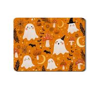 Tappetino scolapiatti con fantasmi e funghi per bancone della cucina, tappetino scolapiatti in gomma assorbente per Halloween, tappetino scolapiatti in pelle PU autunnale, 45,7 x 61 cm