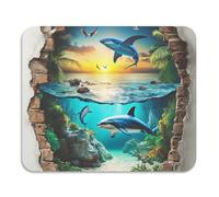 Tappetino scolapiatti con foro 3D bianco da parete oceanica animale pesce mare tappetino da cucina con retro in gomma assorbente terra diatomacea accessori per piano di lavoro 60 x 50 cm