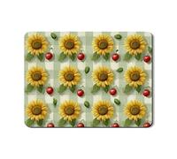 Tappetino scolapiatti con girasole per bancone della cucina, tappetino scolapiatti in gomma assorbente vintage rustico vintage, tappetino scolapiatti estivo in pelle PU per bancone della cucina