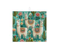 Tappetino scolapiatti con lama per bancone della cucina, colorato, bohémien, floreale, assorbente, tappetino scolapiatti estivo, in microfibra, per la decorazione del bancone della cucina, 40,6 x 45,7