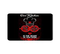 Tappetino scolapiatti con motivo a cuore, per bancone della cucina, in gomma assorbente a forma di cuore luminoso, tappetino scolapiatti moderno e romantico in pelle PU, 30,5 x 50,8 cm