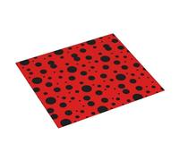 Tappetino scolapiatti con motivo coccinella, tappetino assorbente per cucina, tappetino scolapiatti natalizio da 40,6 x 45,7 cm, con anello per appendere i piatti
