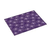 Tappetino scolapiatti con motivo ragnatela viola, super assorbente, in microfibra, grande, per bancone della cucina, 45,7 x 61 cm, facile da pulire, decorazione per la casa