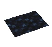 Tappetino scolapiatti con motivo scozzese blu scuro, super assorbente, in microfibra, grande, per bancone della cucina, 45,7 x 61 cm, facile da pulire, decorazione per la casa