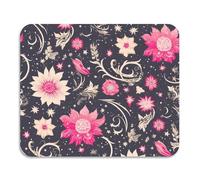 Tappetino scolapiatti con retro in gomma e fiori di girasole bianco e rosa, tappetino assorbente in terra di diatomee, accessori da cucina, 60 x 50 cm