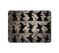 Tappetino scolapiatti con sagoma di strega per bancone della cucina, tappetino scolapiatti in gomma assorbente per Halloween, tappetino scolapiatti autunnale in pelle PU, 45,7 x 61 cm