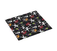 Tappetino scolapiatti con scheletro di mummia zombie - Tappetino assorbente per bancone della cucina, tappetino scolapiatti natalizio 40,6 x 45,7 cm, tappetino scolapiatti con anello per appendere