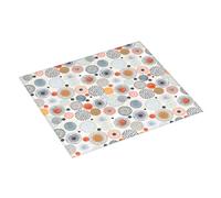 Tappetino scolapiatti con stampa a cerchi colorati, tappetino assorbente per bancone della cucina, tappetino scolapiatti natalizio da 40,6 x 45,7 cm, con anello per appendere i piatti