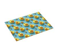 Tappetino scolapiatti con stampa a forma di corona di anatra, super assorbente, in microfibra, grande, per bancone della cucina, 45,7 x 61 cm, facile da pulire, decorazione per la casa