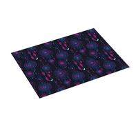 Tappetino scolapiatti con stampa a forma di piuma viola, super assorbente, in microfibra, per bancone della cucina, 45,7 x 61 cm, facile da pulire, decorazione per la casa