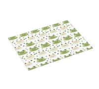 Tappetino scolapiatti con stampa a forma di rana, in microfibra, super assorbente, per bancone della cucina, 45,7 x 61 cm, facile da pulire, decorazione per la casa