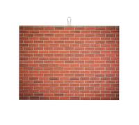 Tappetino scolapiatti con stampa a muro di mattoni rossi, assorbente da cucina, tappetino scolapiatti per cucina, tappetino antiscivolo, tovaglietta, 45,7 x 61 cm