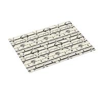 Tappetino scolapiatti con stampa a testa di capra, in microfibra, super assorbente, per bancone della cucina, 45,7 x 61 cm, facile da pulire, decorazione per la casa