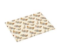 Tappetino scolapiatti con stampa classica di tromba, super assorbente, in microfibra, grande tappetino scolapiatti per bancone della cucina, 45,7 x 61 cm, facile da pulire, decorazione per la casa