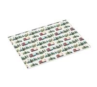 Tappetino scolapiatti con stampa di camion della foresta, super assorbente, in microfibra, grande tappetino scolapiatti per bancone della cucina, 45,7 x 61 cm, facile da pulire, decorazione per la