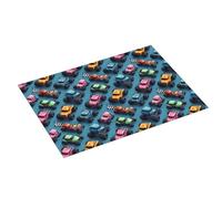 Tappetino scolapiatti con stampa di camion fuoristrada, super assorbente, in microfibra, grande, per bancone della cucina, 45,7 x 61 cm, facile da pulire, decorazione per la casa