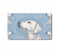 Tappetino scolapiatti con stampa di cane labrador per bancone della cucina, tappetino scolapiatti in gomma assorbente vintage, scelta perfetta per gli amanti dei cani, 30,5 x 50,8 cm