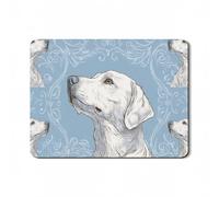 Tappetino scolapiatti con stampa di cane labrador per bancone della cucina, tappetino scolapiatti in gomma assorbente vintage, scelta perfetta per gli amanti dei cani, 45,7 x 61 cm
