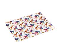 Tappetino scolapiatti con stampa di lucertola colorata, super assorbente, in microfibra, grande tappetino scolapiatti per bancone della cucina, 45,7 x 61 cm, facile da pulire, decorazione per la casa