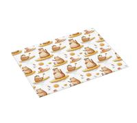 Tappetino scolapiatti con stampa di porcellini d'India, super assorbente, in microfibra, grande, per bancone della cucina, 45,7 x 61 cm, facile da pulire, decorazione per la casa