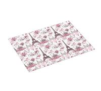Tappetino scolapiatti con stampa di scena di Parigi, in microfibra, super assorbente, grande, per bancone della cucina, 45,7 x 61 cm, facile da pulire, decorazione per la casa