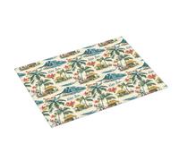 Tappetino scolapiatti con stampa di scena hawaiana sulla spiaggia, super assorbente, in microfibra, grande tappetino scolapiatti per bancone della cucina, 45,7 x 61 cm, facile da pulire, decorazione