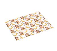 Tappetino scolapiatti con stampa di scimmia, super assorbente, in microfibra, grande, per bancone della cucina, 45,7 x 61 cm, facile da pulire, decorazione per la casa