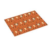 Tappetino scolapiatti con stampa di teschio di capra, in microfibra, super assorbente, per bancone della cucina, 45,7 x 61 cm, facile da pulire, decorazione per la casa