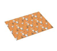 Tappetino scolapiatti con stampa di teschio di capra occidentale, super assorbente, in microfibra, grande, per bancone della cucina, 45,7 x 61 cm, facile da pulire, decorazione per la casa