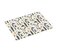 Tappetino scolapiatti con stampa di teschio di pecora occidentale, super assorbente, in microfibra, grande, per bancone della cucina, 45,7 x 61 cm, facile da pulire, decorazione per la casa