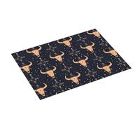 Tappetino scolapiatti con stampa di teschio di pecora vintage, in microfibra, super assorbente, grande, per bancone della cucina, 45,7 x 61 cm, facile da pulire, decorazione per la casa