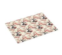 Tappetino scolapiatti con stampa di volpe, super assorbente, in microfibra, grande, per bancone della cucina, 45,7 x 61 cm, facile da pulire, decorazione per la casa