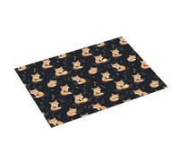 Tappetino scolapiatti con stampa di volpe, super assorbente, in microfibra, per bancone della cucina, 45,7 x 61 cm, facile da pulire, decorazione per la casa