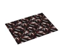 Tappetino scolapiatti con stampa football americano, in microfibra, super assorbente, per bancone della cucina, 45,7 x 61 cm, facile da pulire, decorazione per la casa