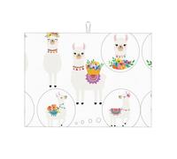 Tappetino scolapiatti con stampa lama, per cucina, in microfibra, assorbente, protezione per piano di lavoro