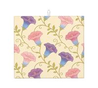 Tappetino scolapiatti con stampa Morning Glory, grande tappetino assorbente da cucina per scolapiatti in pietra per bancone