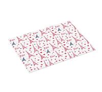 Tappetino scolapiatti con stampa Parigi Eiffel, in microfibra, super assorbente, grande, per bancone della cucina, 45,7 x 61 cm, facile da pulire, decorazione per la casa