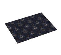 Tappetino scolapiatti con stampa testa di lupo con occhio dorato, super assorbente, in microfibra, grande tappetino scolapiatti per bancone della cucina, 45,7 x 61 cm, facile da pulire, decorazione