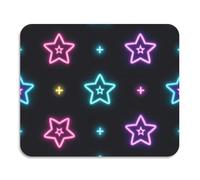 Tappetino scolapiatti con stelle colorate al neon con retro in gomma assorbente per la terra diatomacea essenziale per la casa, 59,9 x 50 cm