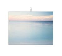 Tappetino scolapiatti con vista mare e cielo per il bancone della cucina, extra large, divertente, grande, 18 x 24 pollici