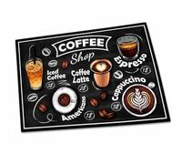 Tappetino Scolapiatti da Caffè , 50x60cm Diatomee Nuova Versione | Strato in silicone, Tappetino Isolante, Per Preparazione Bevande, Per Amici Parenti