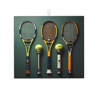 Tappetino scolapiatti da cucina chic, motivo unico personalizzato, materiale in poliestere, assorbente e antiscivolo, perfetto per piani di lavoro e lavelli, rastrelliere TrioDisplay