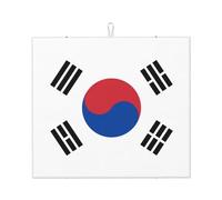 Tappetino scolapiatti da cucina con stampa bandiera della Repubblica di Corea, decorativo, resistente e lavabile, super assorbente, antiscivolo, 40,6 x 45,7 cm